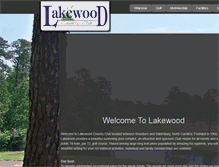 Tablet Screenshot of golfatlakewood.net
